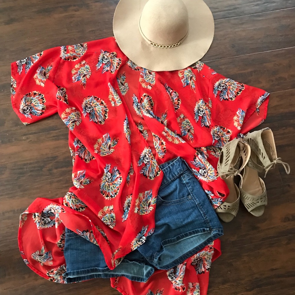 Indian Headdress Kimono